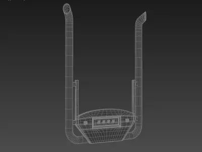 Truck Back Cab Plate 5 3D model