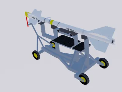 MAA-1B Piranha 3D model