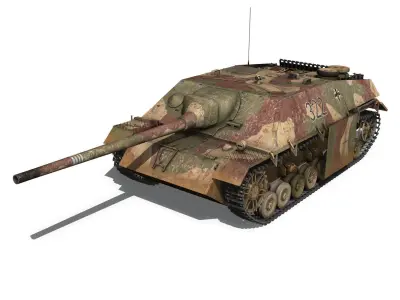 Jagdpanzer IV - L70V - 322 - Late Production 3D model