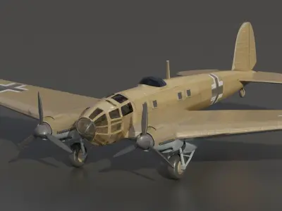 Heinkel He 111 3D model