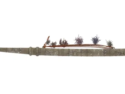 Dha Sword Low-poly 3D model