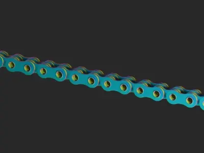 Chain bicycle Free 3D model