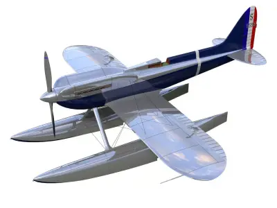 supermarine s6 3D model