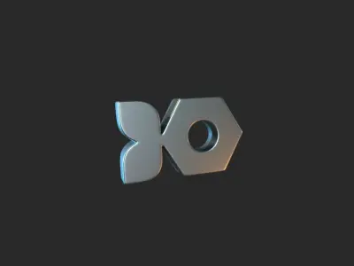 high details Crypto Ironfish coin 3d model 3D model