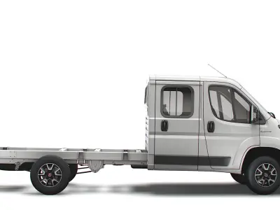 Fiat Ducato Chassis Truck Crew Cab 4035 WB XL 2022 3D model