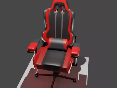 Gaming seat Free low-poly 3D model
