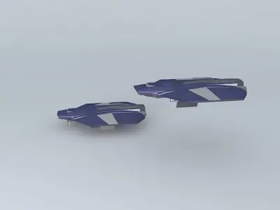 SQ Thunderbolt - Multirole corvette class Free 3D model