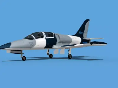 Aero Vodochody L-39C Albatross V11 3D model