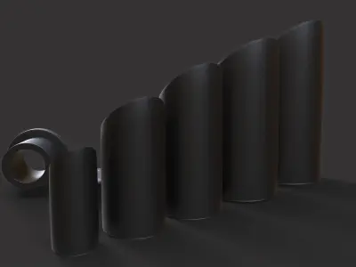 PVC Pipes Pack 3D model