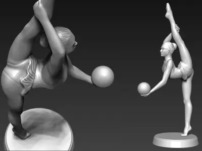 Gymnast 3D model