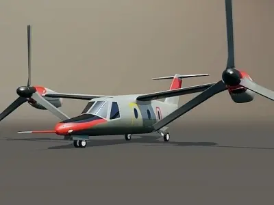 Bell Agusta BA-609 N609AG verticopter 3D model