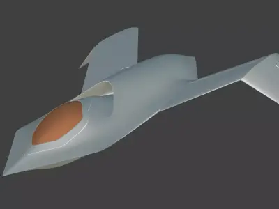 Boeing YF-118 3D print model