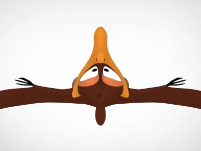 Petrie Flyer Low-poly 3D model