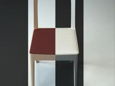 HIROSHIMA SIMPLE CHAIR - MERANO CHAIR Free 3D model