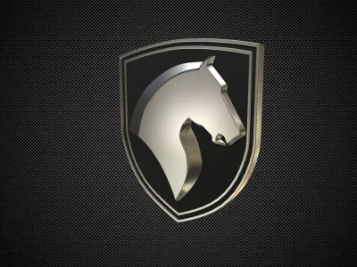 Khodro logo 3D model