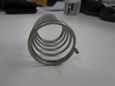 Spring with protruding tip temporary Free 3D model