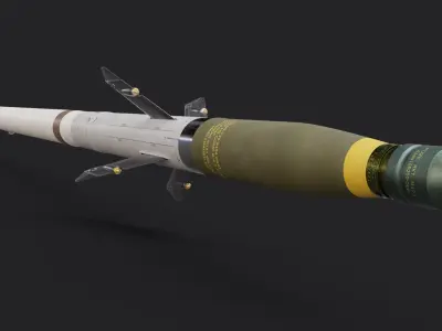 AGR-20 APKWS II Advanced Precision Kill Weapon System 3D model