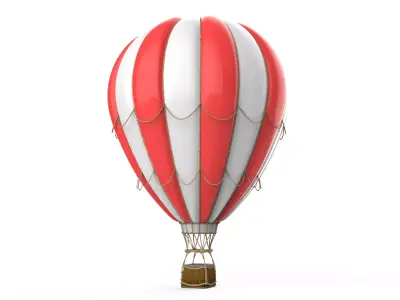 Hot Air Balloon 3D model