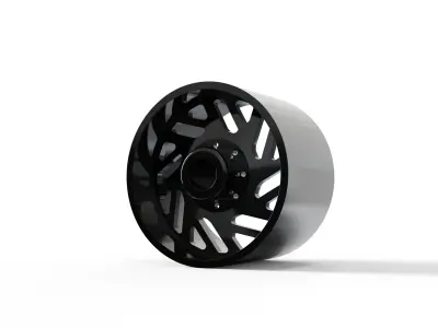 REAR SPECIALITY FORGED D015 WHEEL 3D MODEL 3D model