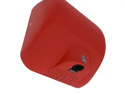 Xlerator Hand Dryer- Red 3D model