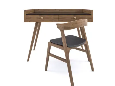 Desk002 3D model