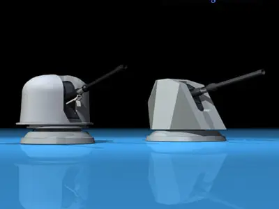 Navy guns 3D model