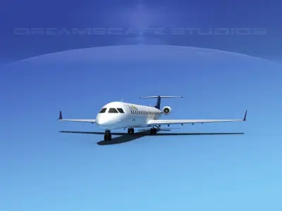 Bombardier CRJ900 Air One 3D model