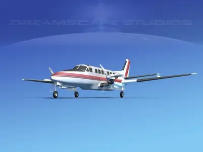 Beechcraft B99 Corporate 1 3D model
