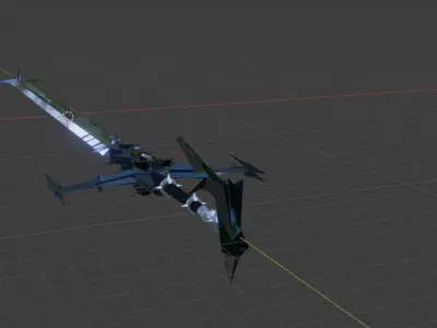 Planetary Destruction sword 3D model