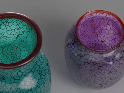 Glazed ceramic Free 3D model
