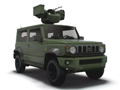 Suzuki Jimny Military DKBM 2022 3D model