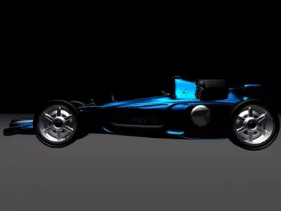 f1 car Free low-poly 3D model