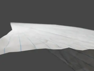 Paper Plane 3D Model 3D model