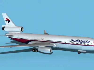 McDonnell Douglas MD-11 Malaysia 3D model