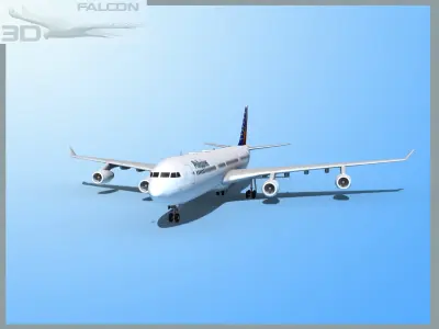 Falcon3D A340-600 Philippines Air 3D model