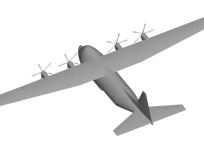 Lockheed C-130 Hercules 3D model