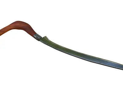 Rencong Traditional Weapon From Aceh Indonesia 3D model