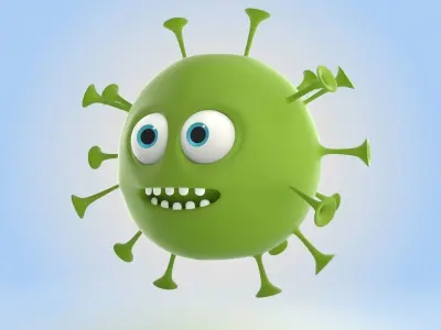 Virus 3D model