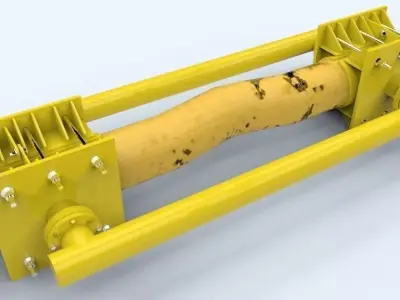 Jacket repair clamp Free 3D model