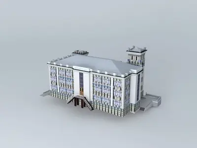Volgatanker building Free 3D model