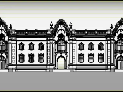 presidential-palace-lima-peru 3D model