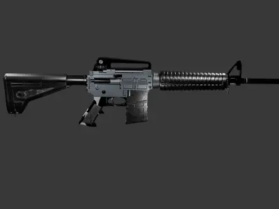 M4A1 Rifle High Quality 3D model