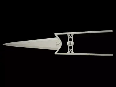 HIE Clean Katar N1 Low-poly 3D model