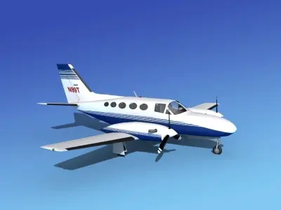Cessna 425 Conquest I V07 3D model