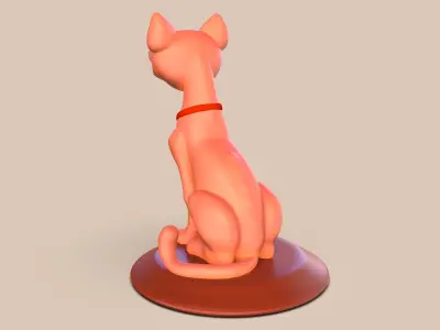 Pink cat Free 3D print model
