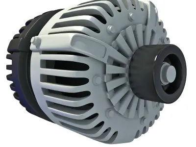 Automobile Vehicle Alternator 3D model