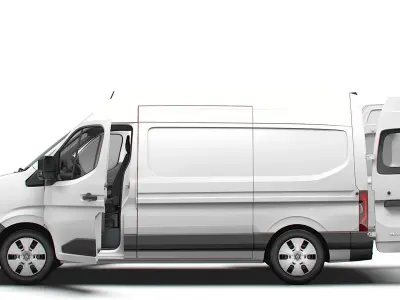 Renault Master L2H3 Van HQ Interior 2024 3D model