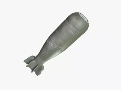 Mortarshell bomb Free 3D model