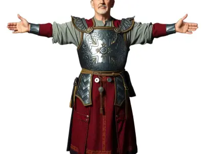 Roman Centurion Armor model pack Low-poly 3D model