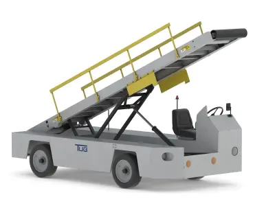 Airport Conveyor Belt Loader TUG 660 3D model